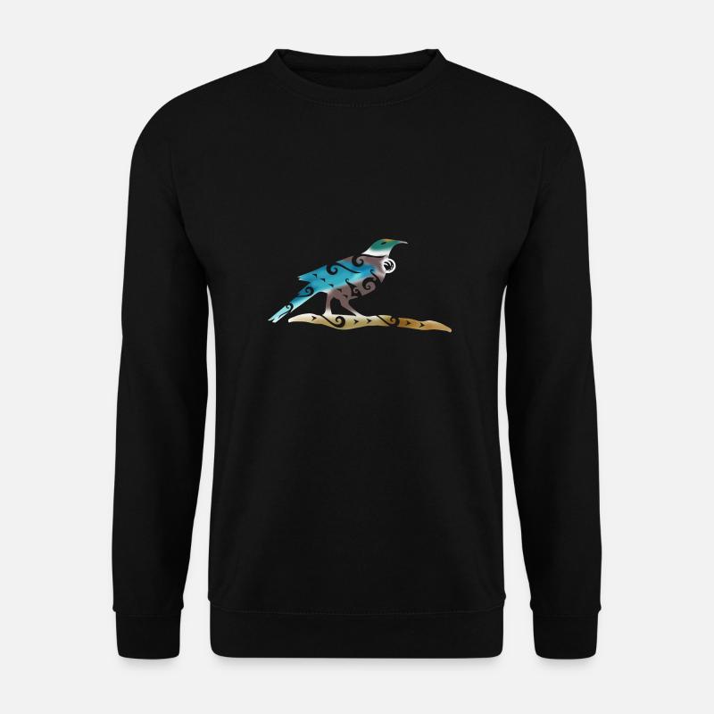 Maori-Segelboot Polynesian Tribal Tattoo Geschenk - Unisex Pullover - Schwarz