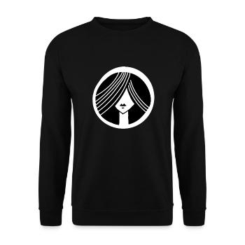 Franka Famosa - Unisex Sweatshirt - black - Front - Alina (178cm) & Michal (187cm)