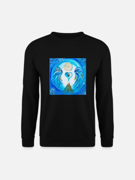 Herzengel Atlantis - Unisex Pullover - Schwarz