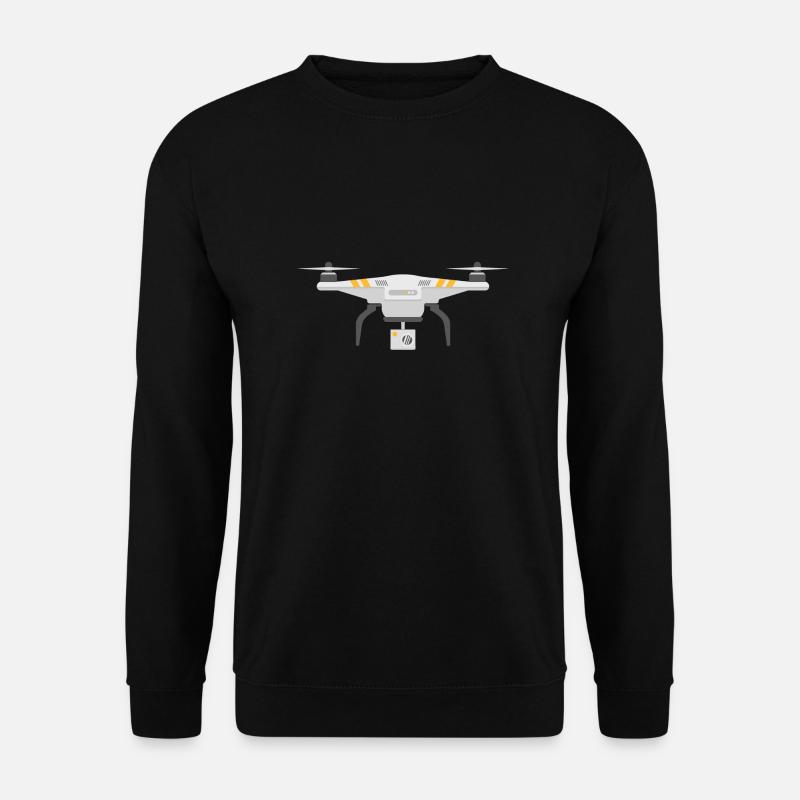 drone drone drone drones - Sweat-shirt Unisexe - noir