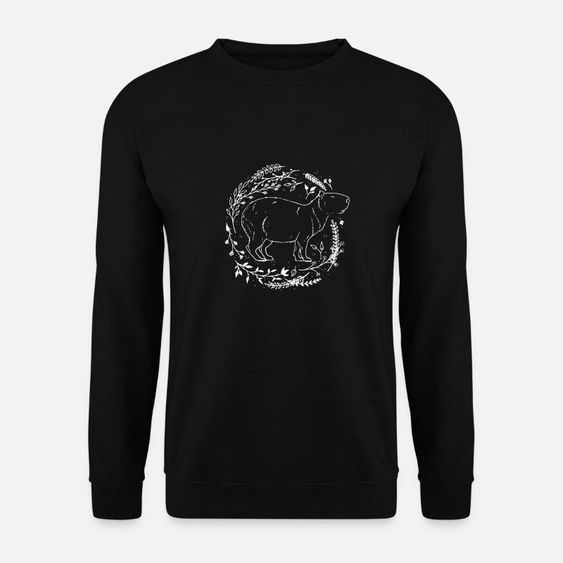 Capybara - Unisex Pullover - Schwarz