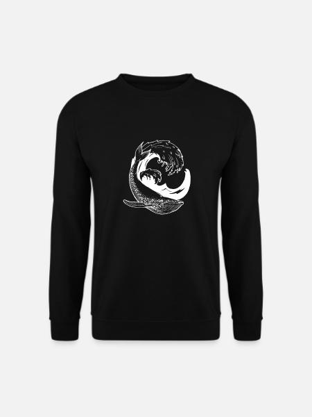 Whale - Unisex Sweatshirt - black