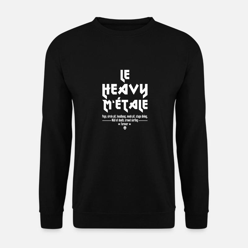 HEAVY MEETS! - Unisex Sweatshirt - black