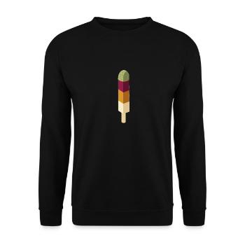 Glace au cactus - Sweat-shirt Unisexe - noir - Devant - Alina (178cm) & Michal (187cm)