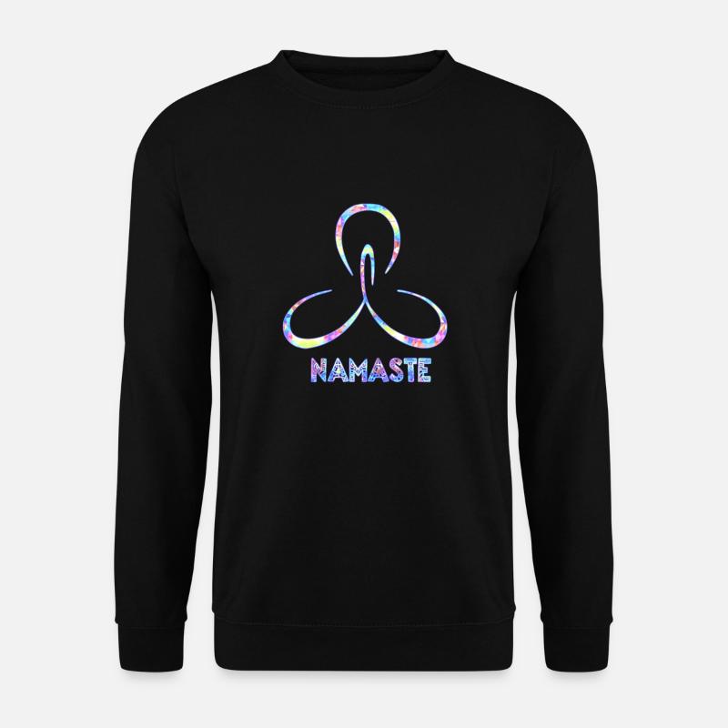 NAMASTE - Unisex Pullover - Schwarz