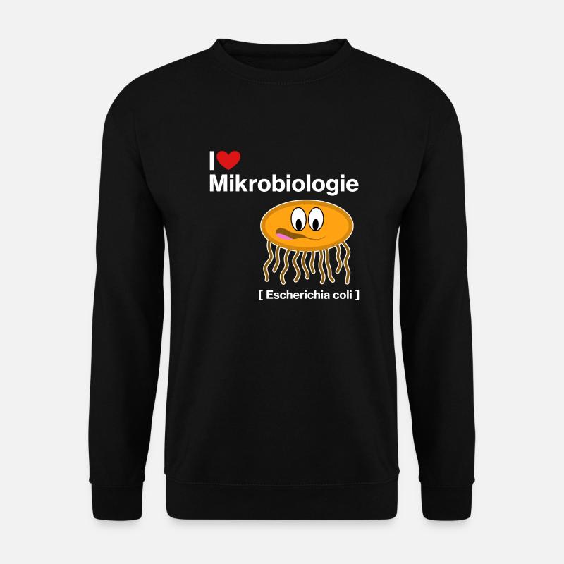 Ich liebe Mikrobiologie - Unisex Pullover - Schwarz