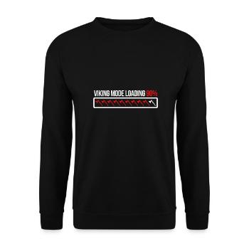 Mode Viking Chargement d'une idée cadeau à 90% de hache - Sweat-shirt Unisexe - noir - Devant - Alina (178cm) & Michal (187cm)