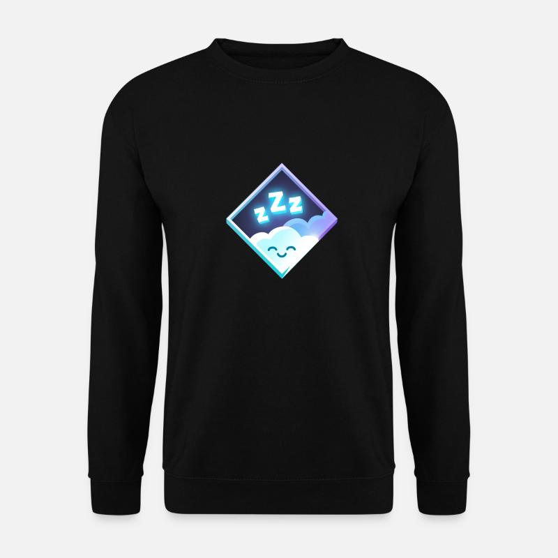 Schlafende Wolke zZz - Unisex Pullover - Schwarz