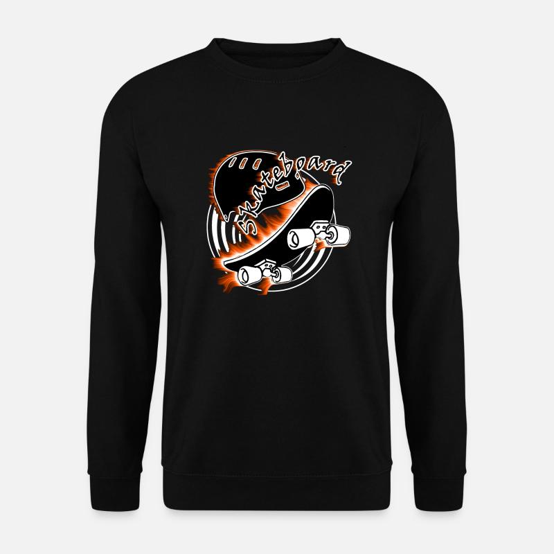 Skateboard - Unisex Pullover - Schwarz