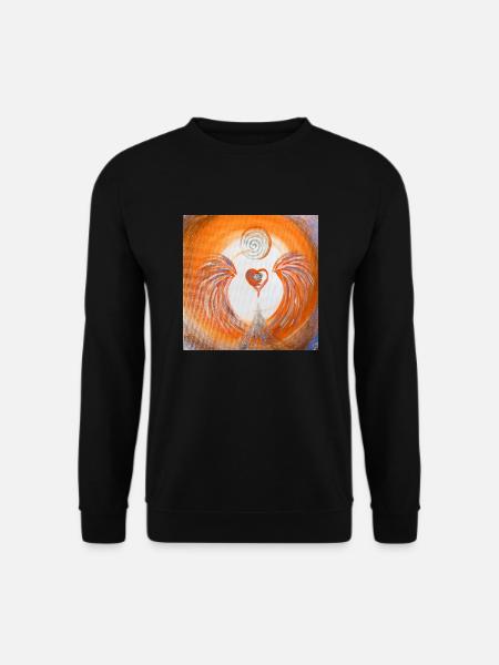 Herzengel Auflösung der Herzausforderungen - Unisex Pullover - Schwarz