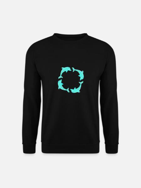 Dolphin - Unisex Sweatshirt - black