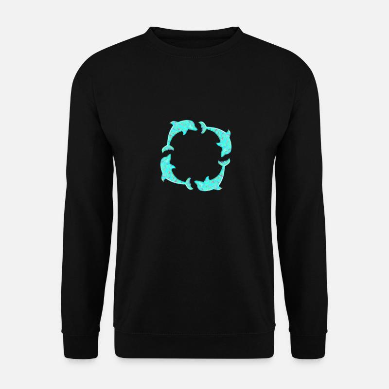 Delfin - Unisex Pullover - Schwarz