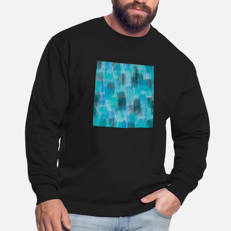 Vignette abstraite Impression vert Arrière-plan Cool Present Sweat-shirt Unisexe