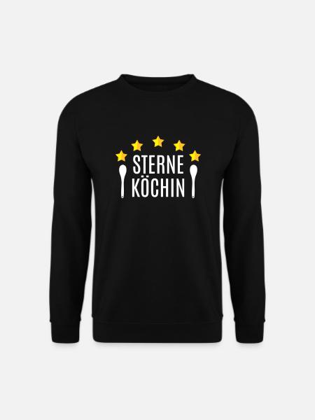 Beste Köchin Mama Oma Sterneköchin 5 Sterne Küche - Unisex Pullover - Schwarz