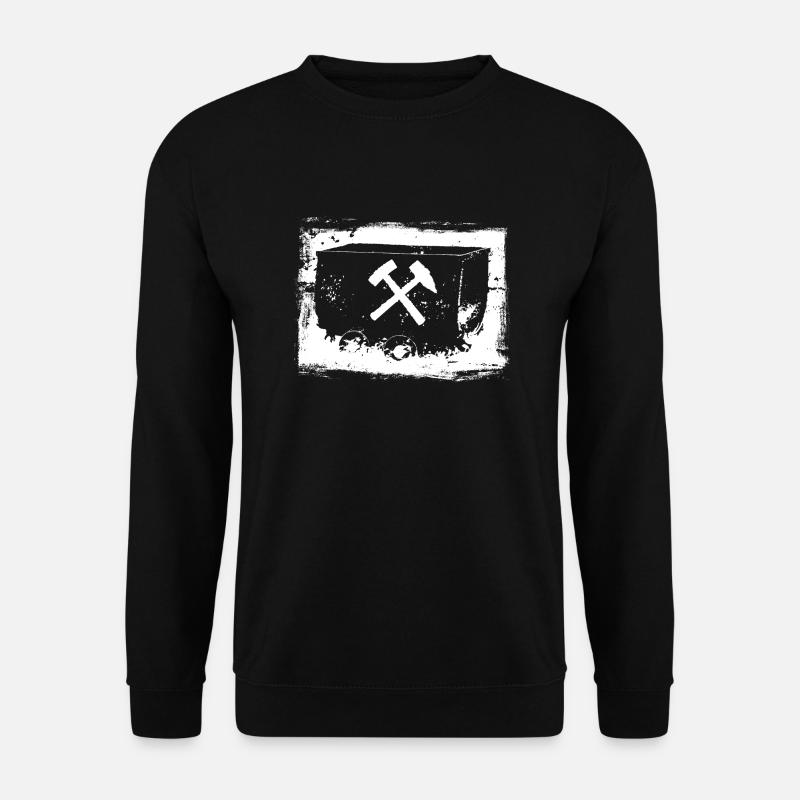 Eine Lore für den Bergbau - Unisex Pullover - Schwarz