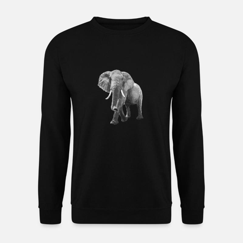Big as an elephant - Unisex Sweatshirt - black