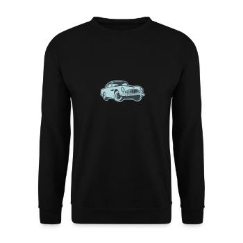 Voiture de sport - Sweat-shirt Unisexe - noir - Devant - Alina (178cm) & Michal (187cm)