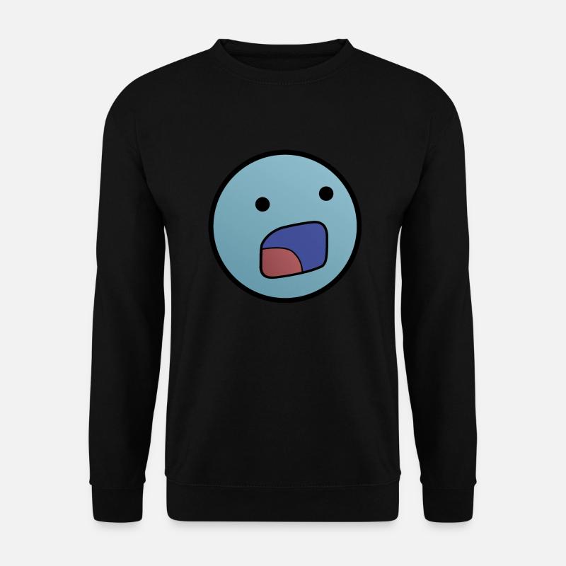 "D:" - Doppelpunkt D (Twitch Emote) - Unisex Pullover - undefined