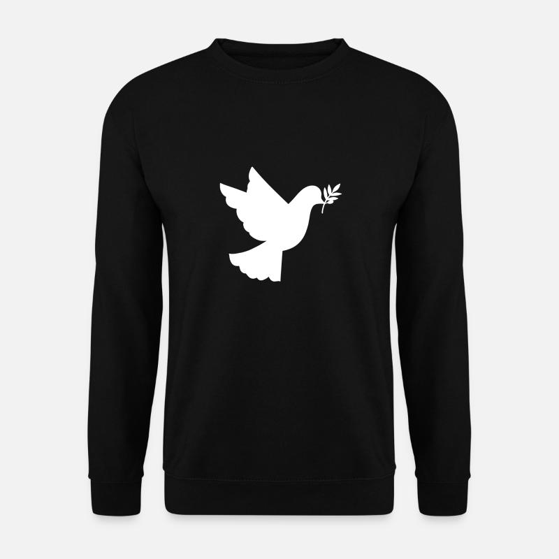 Pigeon gift Peace - Unisex Sweatshirt - black