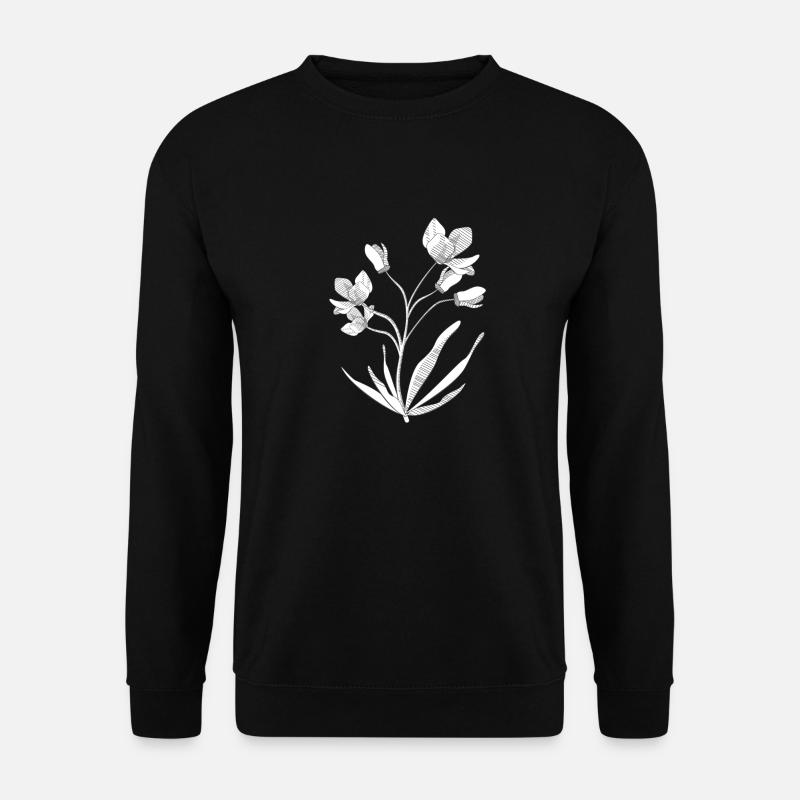 Flower - Unisex Pullover - Schwarz