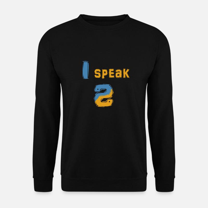 I Speak Python - For all Coder in Python - Unisex Pullover - Schwarz