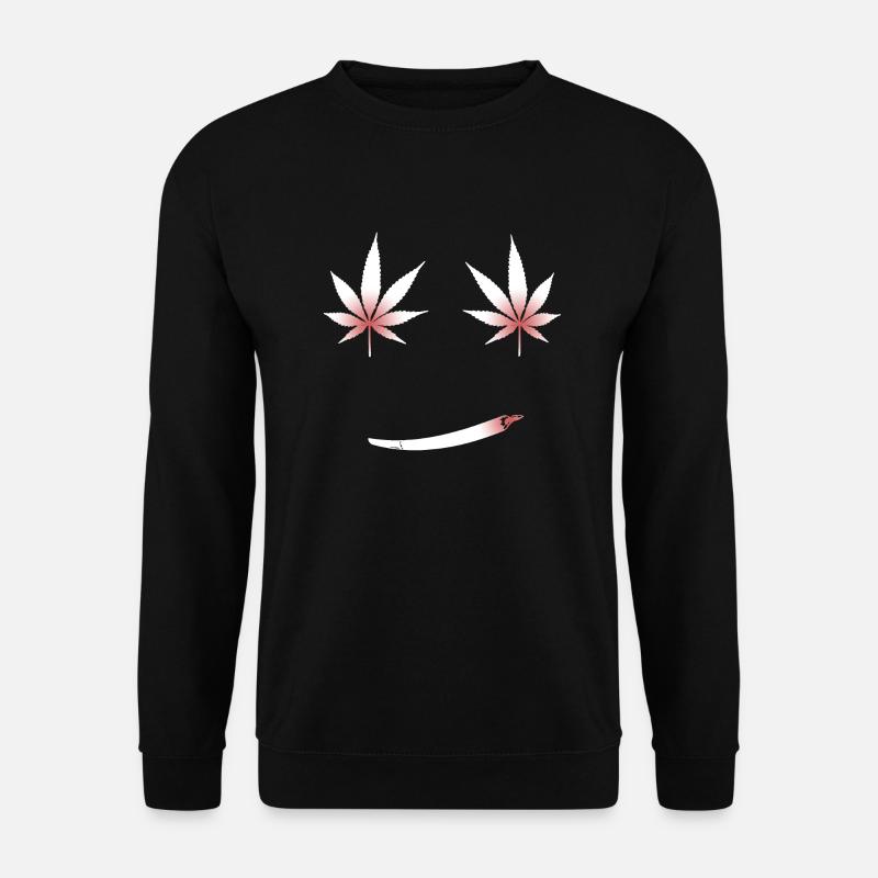 Hanfblatt - Unisex Pullover - Schwarz