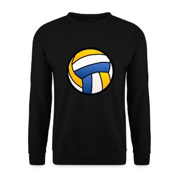 ballon volleyball waterpolo sport - Sweat-shirt Unisexe - noir - Devant - Alina (178cm) & Michal (187cm)