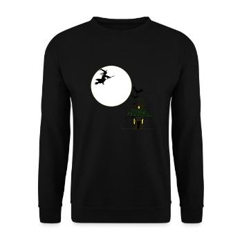 Cottage des sorcières - Sweat-shirt Unisexe - noir - Devant - Alina (178cm) & Michal (187cm)