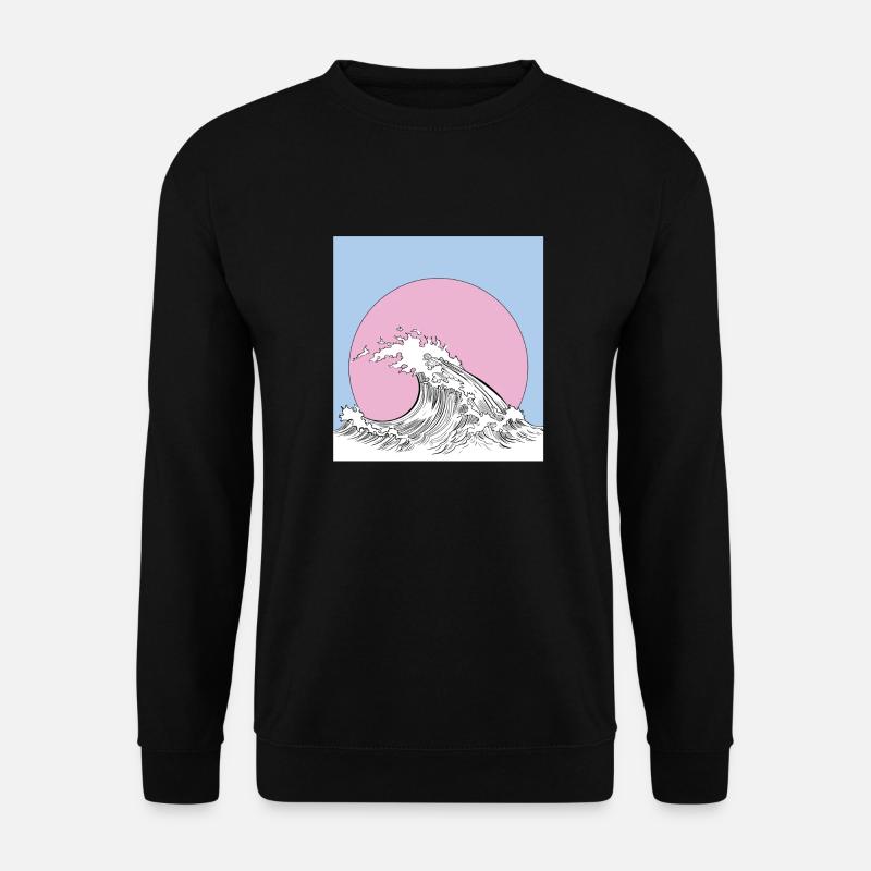 wave - Unisex Sweatshirt - black