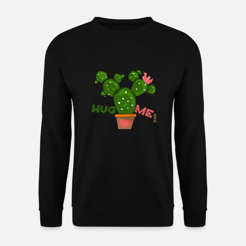 hug me - Unisex Pullover - Schwarz
