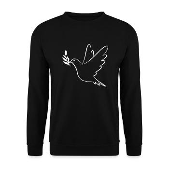 Harmony's Messenger - Unisex Sweatshirt - black - Front - Alina (178cm) & Michal (187cm)