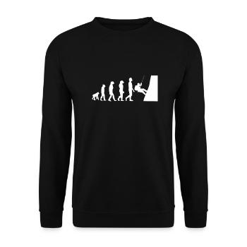 ENTWICKLUNG ESKALATION - Unisex Pullover - Schwarz - Vorne - Alina (178cm) & Michal (187cm)