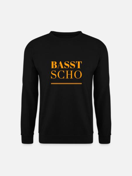 basst scho - Unisex Pullover - Schwarz