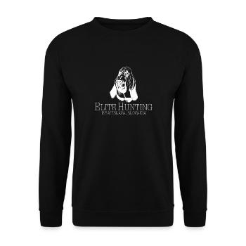 Elite Hunting Club blanc - Sweat-shirt Unisexe - noir - Devant - Alina (178cm) & Michal (187cm)
