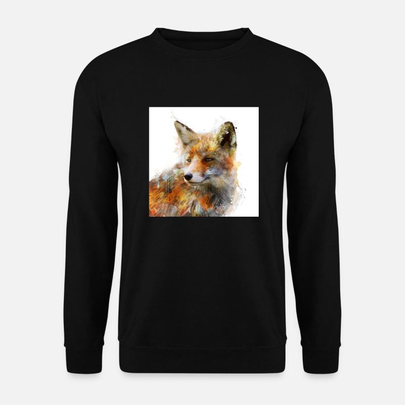 The Cunning Fox - Unisex Pullover - Schwarz