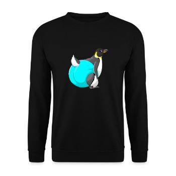 Kaiser Tacho Cyan - Unisex Pullover - Schwarz - Vorne - Alina (178cm) & Michal (187cm)