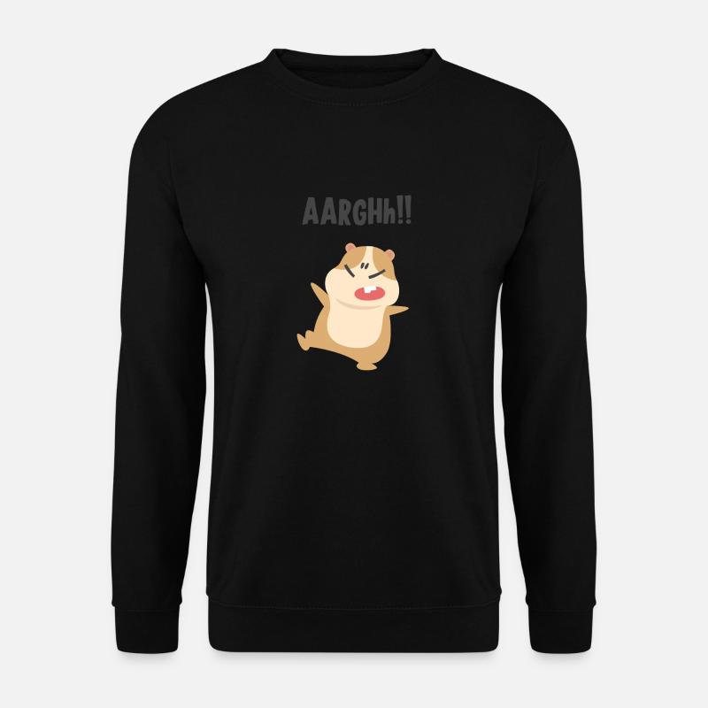 Argh! Hamster - Unisex Sweatshirt - black