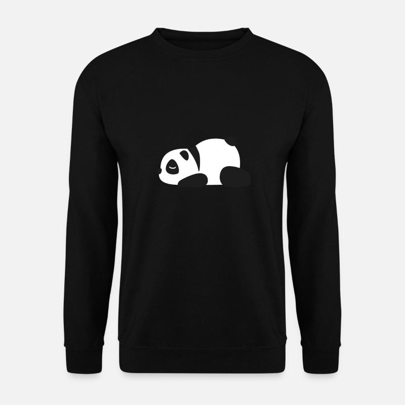 Sleeping panda - Unisex Sweatshirt - black