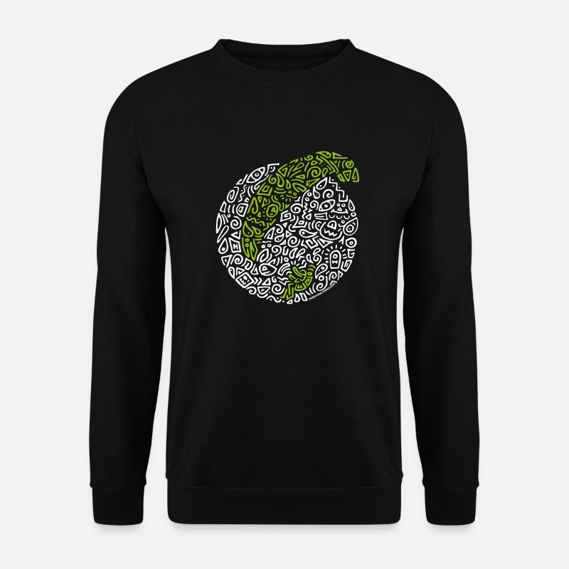 Paragleiter Ornamente - Sweat-shirt Unisexe - noir