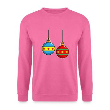 Christmas decorations - Unisex Sweatshirt - pink - Front