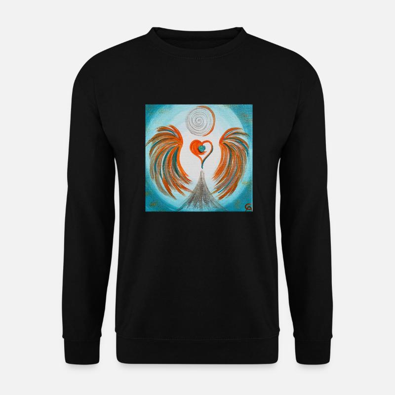 Herzengel der Umsetzung - Unisex Pullover - Schwarz