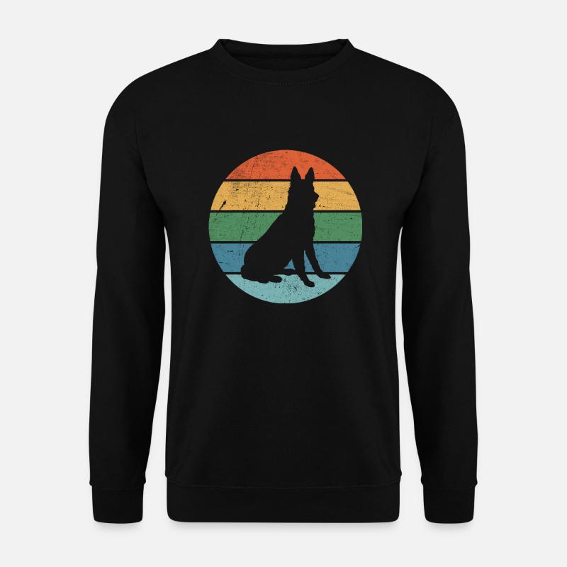 Schäferhund Retro - Unisex Pullover - Schwarz