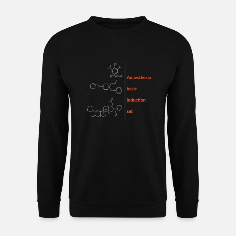 Medikamente Anästhesie - Unisex Pullover - Schwarz