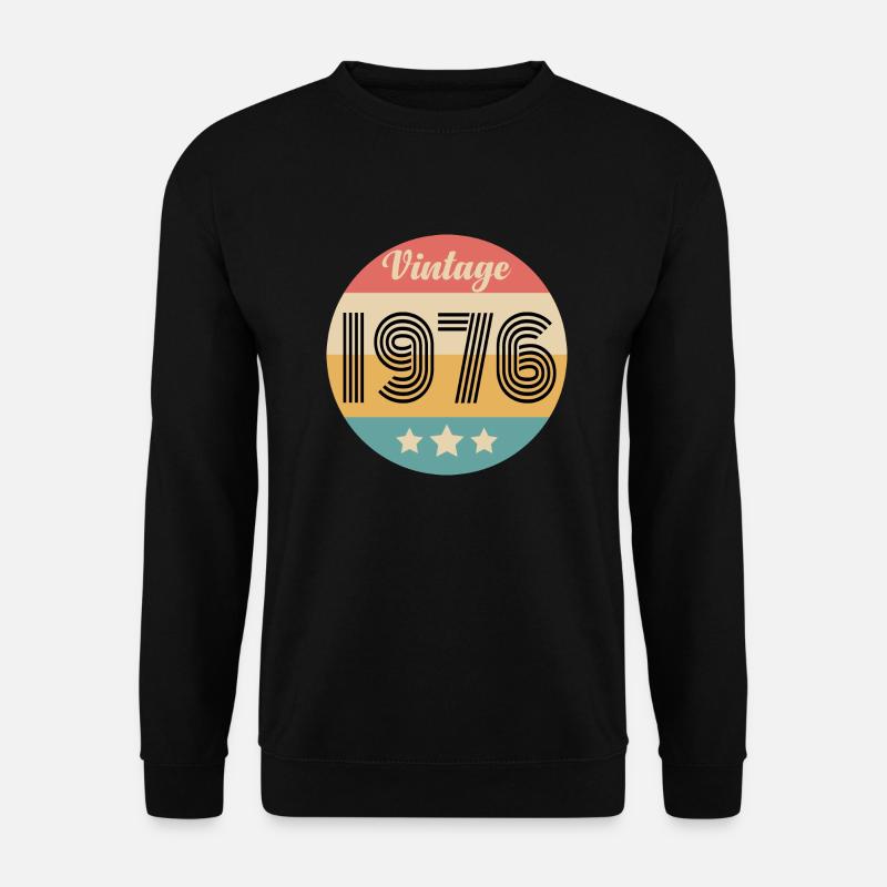 Jahrgang 1976 - Unisex Pullover - Schwarz
