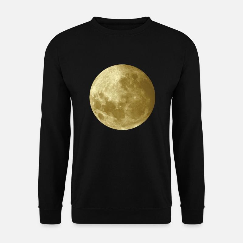 Lune dans l’or - Sweat-shirt Unisexe - noir
