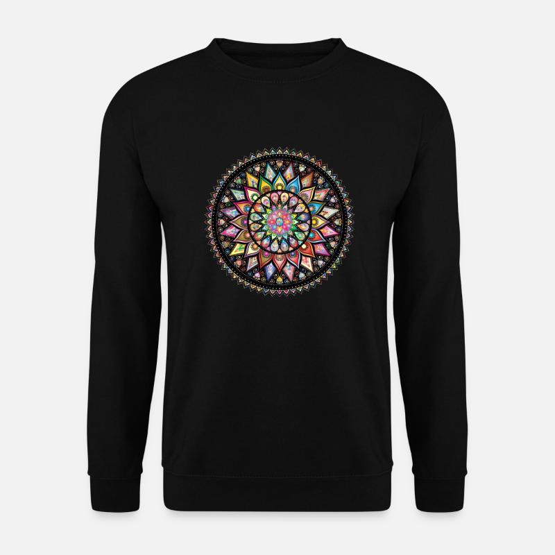 Mandala - Unisex Pullover - Schwarz