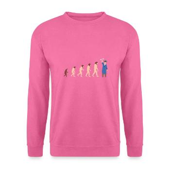 Evolution Diplômés Bachelor Cadeau - Sweat-shirt Unisexe - rose - Devant