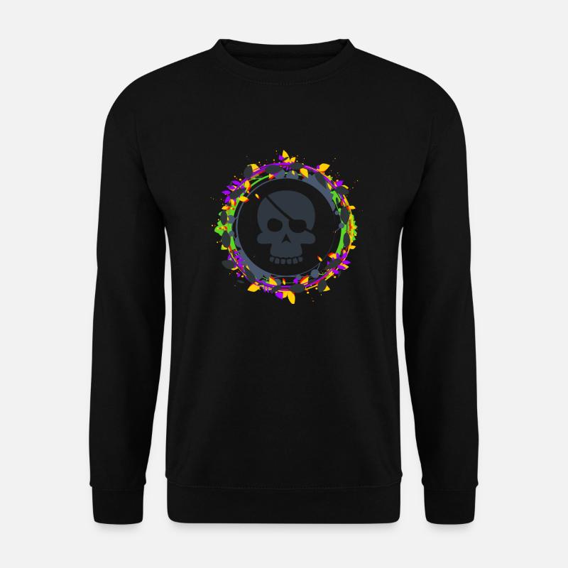 Skull - Unisex Pullover - Schwarz