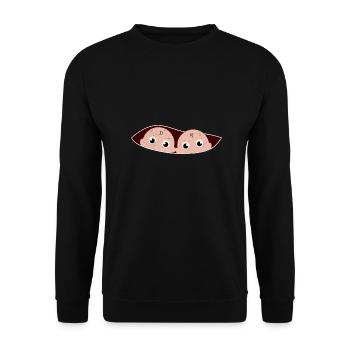 Twins Peak Future Twins Mom Idée cadeau - Sweat-shirt Unisexe - noir - Devant - Alina (178cm) & Michal (187cm)