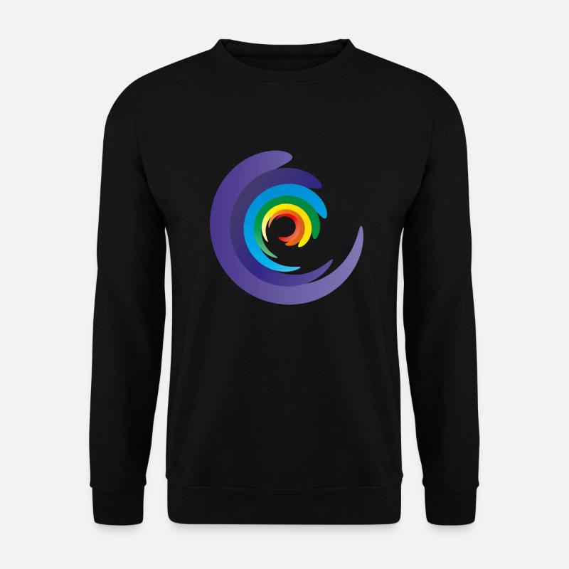 rainbow chakra - Unisex Pullover - Schwarz
